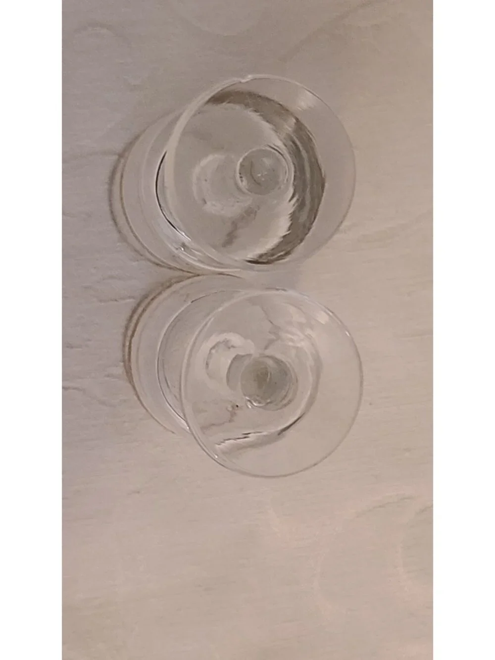 Unique Design 2 Gold Rim Cordial Glasses Mid Century 4